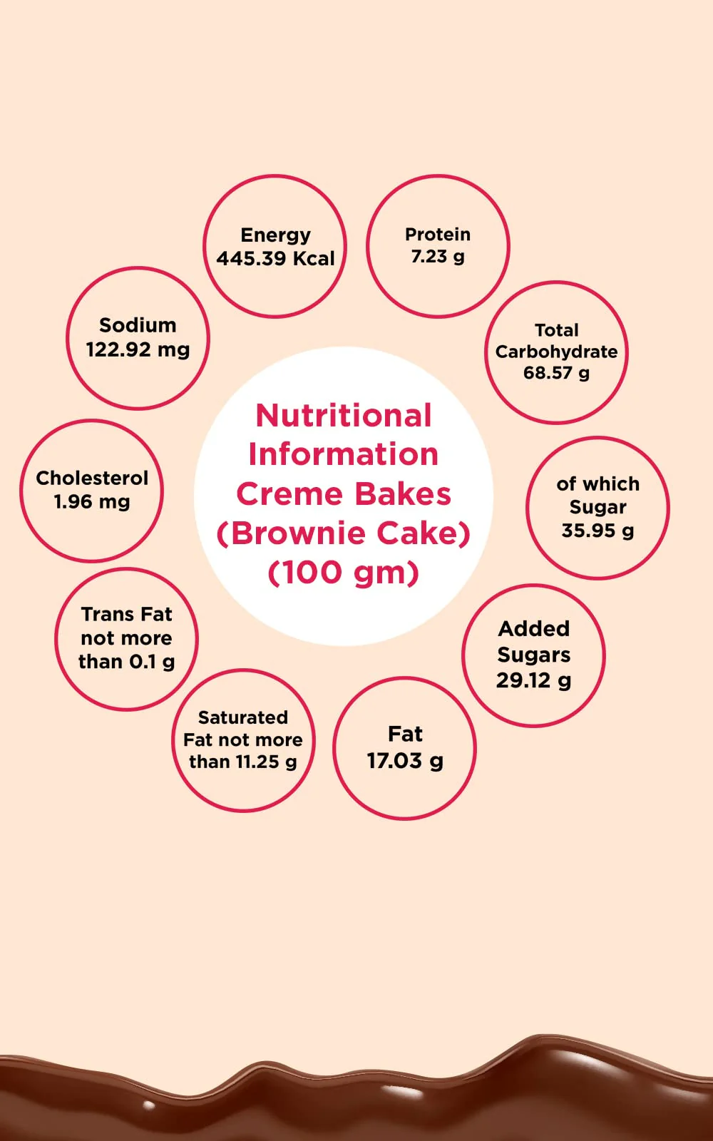 Lavian Exotique Chocolate Brownie Cakes Creme Bakes, 2 x 20 vegetarian cakes pack (40 cakes) - Image 3